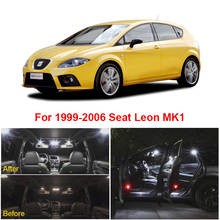 15 шт., автомобильные лампы для чтения интерьера Seat Leon MK1 1 1 м 1M1 хэтчбек 1999-2006 2024 - купить недорого