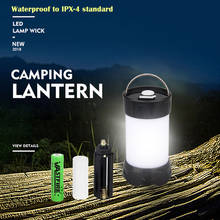 Mini lanterna led portátil recarregável, lanterna led magnética portátil de acampamento ao ar livre, à prova d'água, luz vermelha, 5 modos, usb 2024 - compre barato
