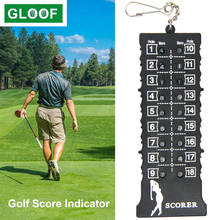 1Pcs 18 Hole Golf Stroke Putt Score Card Counter Golf Score Indicator with Key Chain Golf Score Counter Golf Training Aids 2024 - buy cheap