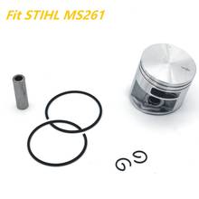 44.7mm Piston Ring Pin Circlip Kit Fit STIHL MS261 MS261C MS 261 261C Chainsaw Engine Rebuild Replace Part 1141 030 2012 2024 - buy cheap