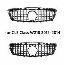 Решетка переднего бампера GT для 2012-2014 Mercedes CLS Class W218 Pre-facelift черный серебристый 2024 - купить недорого