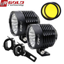 GOLDRUNWAY-luces antiniebla de conducción para motocicleta, luces de aventura, 35w, 3800LM, GR-CR4, novedad 2024 - compra barato