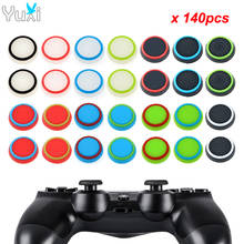 YuXi 140pcs Silicone Soft Joystick Cover For Playstation 4 PS4 Pro Slim For Xbox 360 One Gamepad Thumb Stick Grips Caps Case 2024 - buy cheap