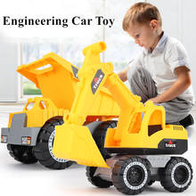 Coche de ingeniería de simulación clásica para bebé, excavadora de juguete, Tractor, camión de basura, vehículos de juguete, Mini regalo para niño, 1 ud. 2024 - compra barato