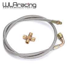 36'' 1/8 NPT 4AN T3 T4 T3/T4 T04E T70 T66 T67 Gt35 Gt45 Turbo Oil Feed Return Line Oil Drain Line Kit Oil Cooled Turbo Charger 2024 - buy cheap