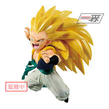 Banpresto-figura de acción Original de ICHIBANSHO, modelo coleccionable de Anime DBZ RISING SSJ3 Gotenks, muñecos de juguete 2024 - compra barato