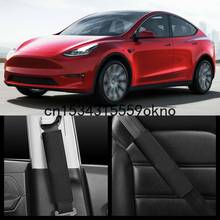 Cinturón de seguridad Interior para coche, Protector de hombro para Tesla modelo X modelo S Modelo 3 Y todas las Series 2024 - compra barato