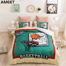 3D баскетбольный комплект постельного белья, роскошное спортивное постельное белье, пододеяльник размера "queen-size", пододеяльник, детские одеяла для мальчиков, покрывало, домашний текстиль 2024 - купить недорого