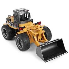 1/18 Huina Excavator Truck 1520 Bulldozer Remote Control Construction Tractor Vehicle construction toys 2024 - buy cheap