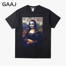 Camiseta e joker 2019 algodão, camiseta de manga longa, masculina, hip hop, streetwear plus size 3xl 2024 - compre barato