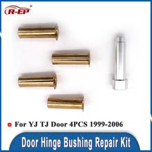R-EP Door Hinge Bushing Repair Kits for Jeep Wrangler YJ TJ 4PCS 1999-2006 with Tuning Car Door Hinge Pin 2024 - buy cheap