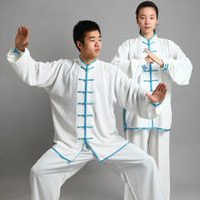 New Design 14 Color  Long Sleeved Wushu TaiChi KungFu Uniform Suit Uniforms Tai Chi Exercise Clothing 2024 - buy cheap