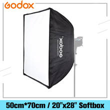 Godox-paraguas Softbox Rectangular, 50cm x 70cm / 20 "x 28", con montura Bowens, Speedlite, foto estroboscópica, estudio 2024 - compra barato