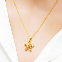Bohemian Star Pendant Necklaces For Women choker 24K gold Chain 2021 new fashion korean refreshing Summer Beach wedding jewelry 2024 - buy cheap