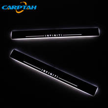 CARPTAH-piezas de Pedal de corte para coche, umbral de puerta LED, placa de desgaste, Streamer dinámico para Infiniti QX80 2013 - 2020 2024 - compra barato