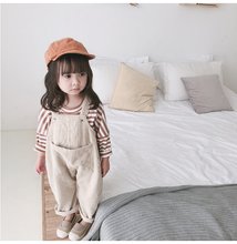 2019 Spring Korean style baby girls corduroy loose overalls cute kids casual all-match suspender trousers bib pants 2024 - buy cheap