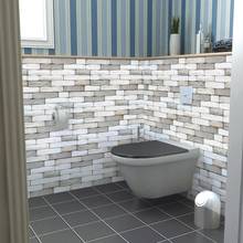 Assipets adesivo de azulejo à prova d'água, adesivo para parede, decoração de banheiro, cozinha e casa 2024 - compre barato