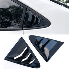 Car Styling 2PCS ABS Black Rear Window Louvers Shutters Blinds Cover Trim for Toyota Corolla E210 Sedan Accessories 2024 - buy cheap