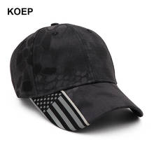 KOEP 2021 Fashion Hunting Camouflage Baseball Cap Women's Men's Snapback Hat Summer Outdoor Fishing Hats For Men Army Camo Caps 2024 - buy cheap