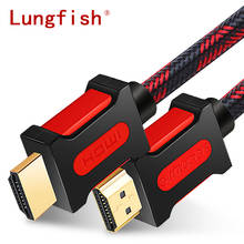 Lungfish длинный HDMI кабель 3 м 5 м 10 м 15 м 20 м HDMI к HDMI 1080P 3D для разветвителя переключатель ТВ ноутбука PS4/3 проектор видео кабель HDMI 2024 - купить недорого