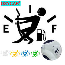 DSYCAR Funny Gas Gauge Fuel Gauge Decal Sticker Waterproof Scratch Car Sticker Tank Reflective Sticker Vinyl Car Decal Sticker 2024 - buy cheap