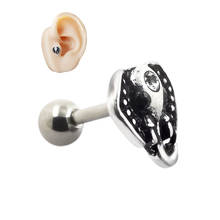 JHJT 1PC 316L Surgical Steel Cartilage Earring Helix Earrings Studs Punk Ear Piercing 16G Tragus Conch Piercings for Women Men 2024 - buy cheap