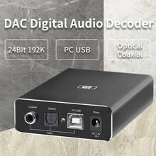 Ayino mini da550 2.0 decodificador coaxial usb dac, mini fibra óptica hifi 24bit/192khz dac, amplificador de áudio 2024 - compre barato
