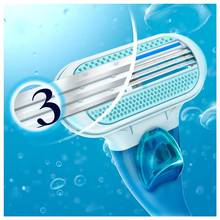 2pcs Hair Removal Safety Razor Blades for Women 3-Layer Shaver Razor Blades Shaving Cartridges Replace Head Lady body Shaving 2024 - buy cheap