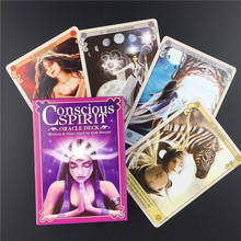 Conscious Spirit Oracle Cards Guidance Divination Fate Tarot Deck Board Games English Tarot Cards For Women Party Games 2024 - buy cheap