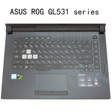 Capa de silicone para teclado asus, nova capa transparente para teclado de silicone 2019, para asus rog strix g hero iii scar 3 gl531 gl531gv g531gt g531g gu gd 15.6 polegadas macio tpu 2024 - compre barato