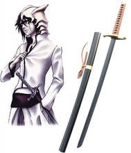 Fantasy Samurai Blade Replica Bleach Ulquiorra Cifer Cosplay Prop Wooden Weapons Sword Katana Decorative Cosplay Props No Sharp 2024 - buy cheap