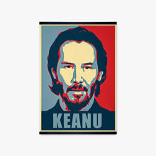 Keanu Reeves-Cuadros de decoración Modular para habitación, póster de pared, lienzo artístico, pintura con marco de madera, decoración del hogar 2024 - compra barato