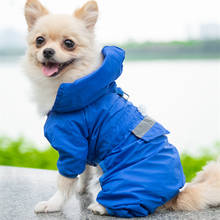 Dog Raincoat Reflective Pet Clothes Dog Clothing Waterproof Jumpsuit Jacket Yorkie Poodle Bichon Pomeranian Schnauzer Corgi Coat 2024 - buy cheap