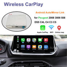 Wireless Apple CarPlay for Peugeot 2008 3008 508 DS5 C4L C4 C3  207 with Android Auto Mirror Link AirPlay Car Play Function 2024 - buy cheap