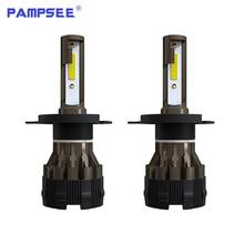 PAMPSEE-bombillas de coche, faros LED de 72W, 9000LM, H7, H4, H11, H1, H3, H13, 880, 9004, 9005, 9006, 9007, 9003, HB1, HB2, HB3, HB4, H27 2024 - compra barato