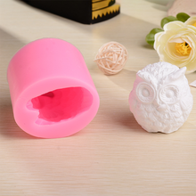 3D Owl Candle Mold Silicone Mold for Candle Making DIY Handmade Resin Molds for Plaster Wax Mould Owl Candle Mold 2024 - buy cheap