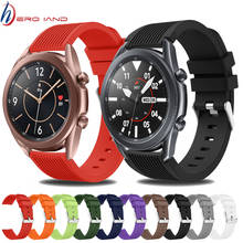 Ремешок силиконовый спортивный для Samsung Galaxy Watch 3 41 мм, браслет для galaxy watch 3 45 мм S3 Frontier S2 2024 - купить недорого