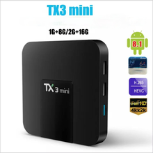 Dispositivo de Tv inteligente TX3 Mini, decodificador con Android 10,0, H313, 1G, 8G, 2G, 16G, 4K, H.265, 2,4G, 5G, Wifi Dual, reproductor multimedia, Pk H95, T95 2024 - compra barato