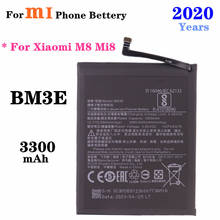 Bateria de reposição para xiaomi mi 8 mi8 m8, bateria de alta capacidade de 3300mah bm3e 2024 - compre barato