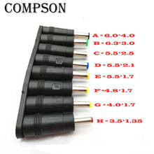 COMPSON-conector hembra de 5,5x2,1 para portátil, convertidor de potencia multifunción, 8 tipos de CC, 1 unidad 2024 - compra barato