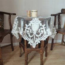 Conjunto de toalha de mesa bordada europeia, grande variedade de toalhas de mesa de café e chá, decoração de festa de casamento e natal 2024 - compre barato