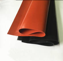 1.5mm/2mm/3mm Red/Black Silicone Rubber Sheet 500X500mm Black Silicone Sheet, Rubber Matt, Silicone Sheeting for Heat Resistance 2024 - buy cheap