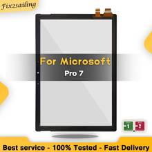 Touch Panel For Microsoft Surface Pro 7 Pro7 1866 Touch Screen Digitizer Front Glass Replacement 100% Tested Worked Well 2024 - buy cheap