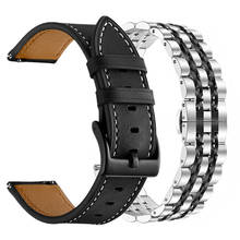 Pulseira de aço inoxidável, pulseira para samsung galaxy watch active2 40mm 44mm 20mm 22mm, samsung galaxy watch 46mm 2024 - compre barato