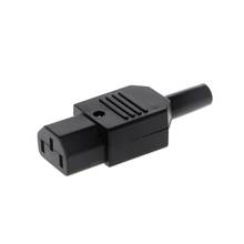 IEC 320 C13 Female Plug Rewirable Power Connector 3 Pin Socket 10A /250V 2024 - buy cheap
