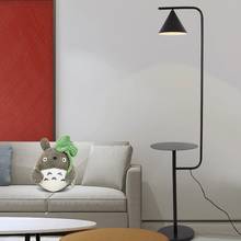 Lámpara de pie para sala de estar, luz de lujo, estilo nórdico, minimalista, de mármol, Vertical, para dormitorio y sofá 2024 - compra barato