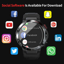 2021 4G Bluetooth Smart Watch Sim Card Luxury Android 7 Multi-Sport Mode Weather Smartwatch with GPS WIFI suppport app download 2024 - buy cheap