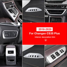 Molduras interiores de ABS para coche, accesorios de decoración, conjunto completo de embellecedor de guarnición para Changan CS35 Plus 2018 2019 2020 2024 - compra barato