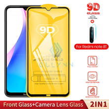 2 in 1 9D Back Camera Lens Tempered Glass For Redmi K30 K20 9T Note 9 4X 8T 8 7 6 Pro Screen Protector For Xiaomi Mi 9 A2 Lite 2024 - buy cheap