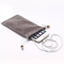 Universal Soft Velvet Cloth Pocket Purse Case Pouch Bag For Samsung Galaxy S8 Active S6 Active Mobile Phone Velvet Phone Bag 2024 - buy cheap